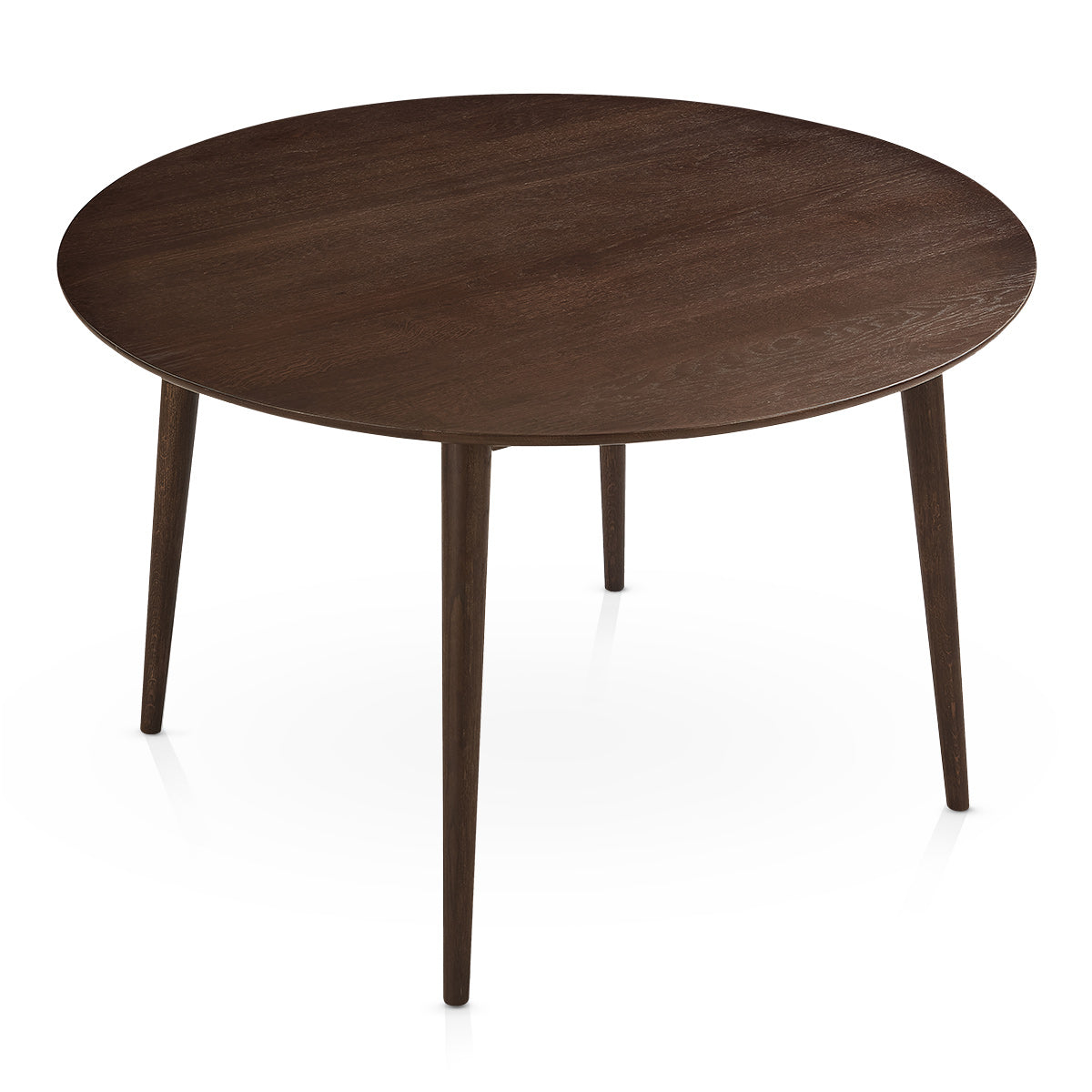 Everest 120cm Round Dining Table Walnut