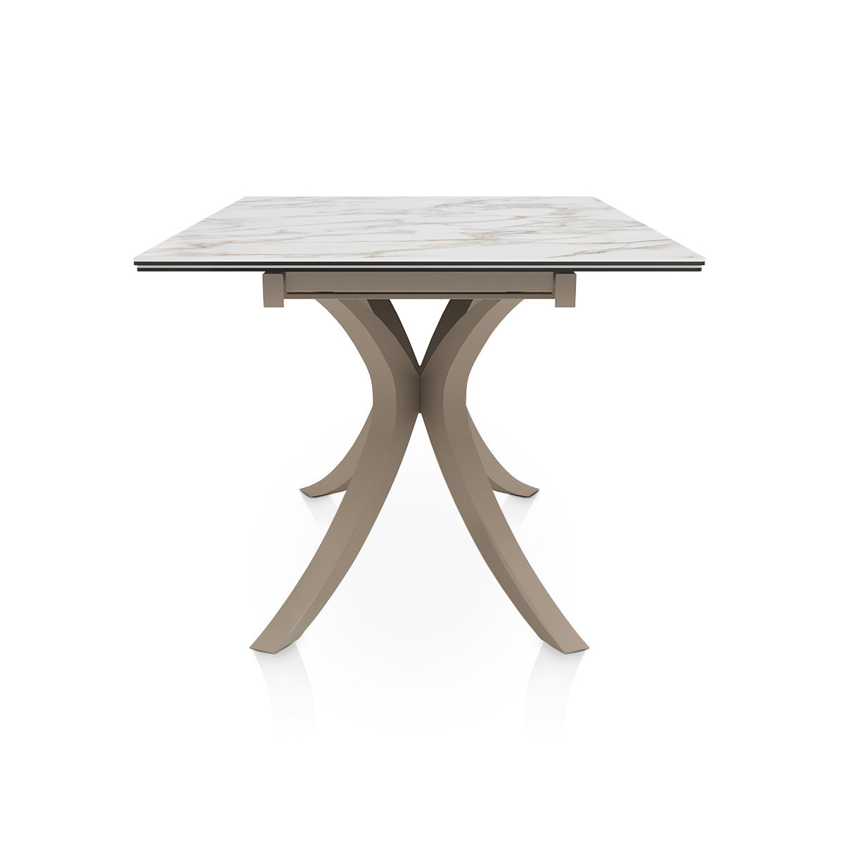 Apollo Extending Bronze Dining Table