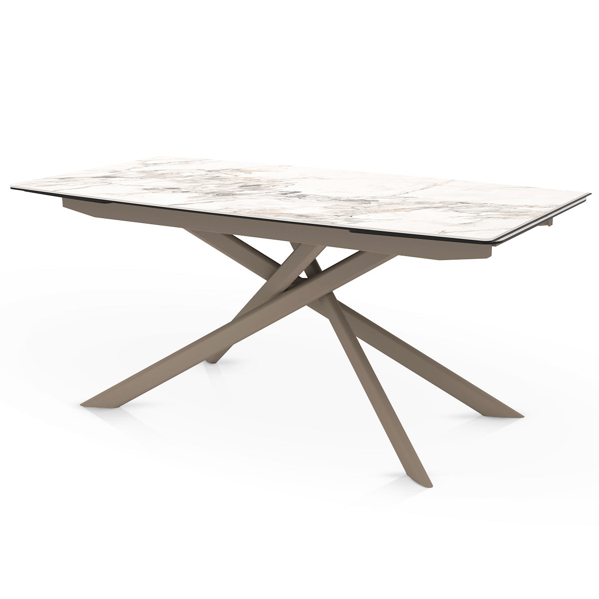 Zeus 200-240cm Extending Bronze Dining Table