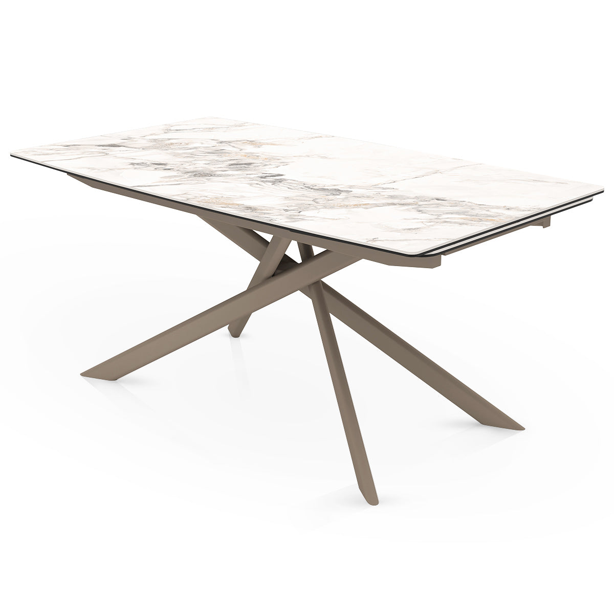 Zeus 200-240cm Extending Bronze Dining Table