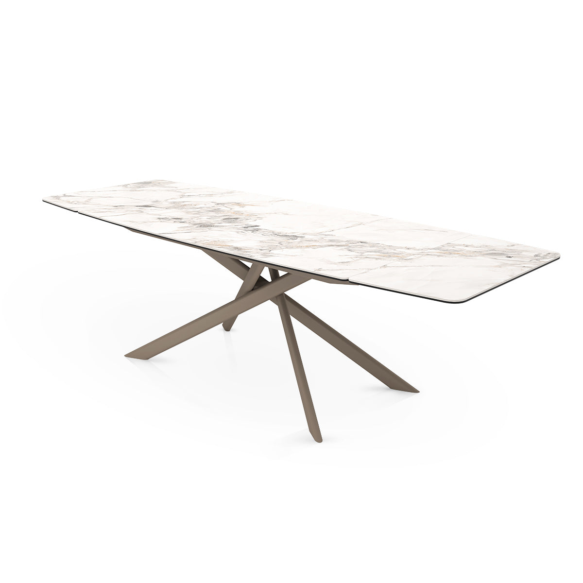 Zeus 200-240cm Extending Bronze Dining Table