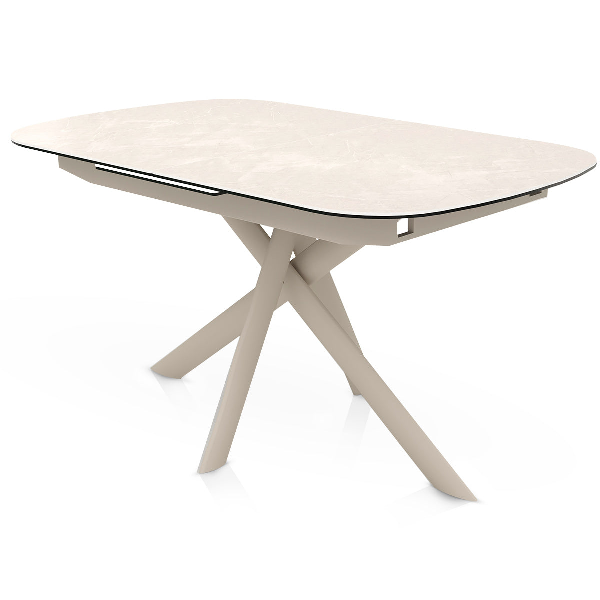 Artemis 140-180cm Extending Cream Dining Table