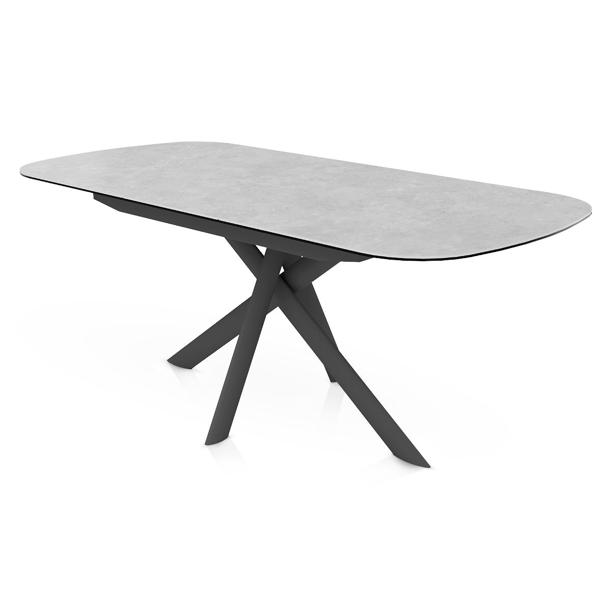 Artemis 140-180cm Extending Grey Dining Table
