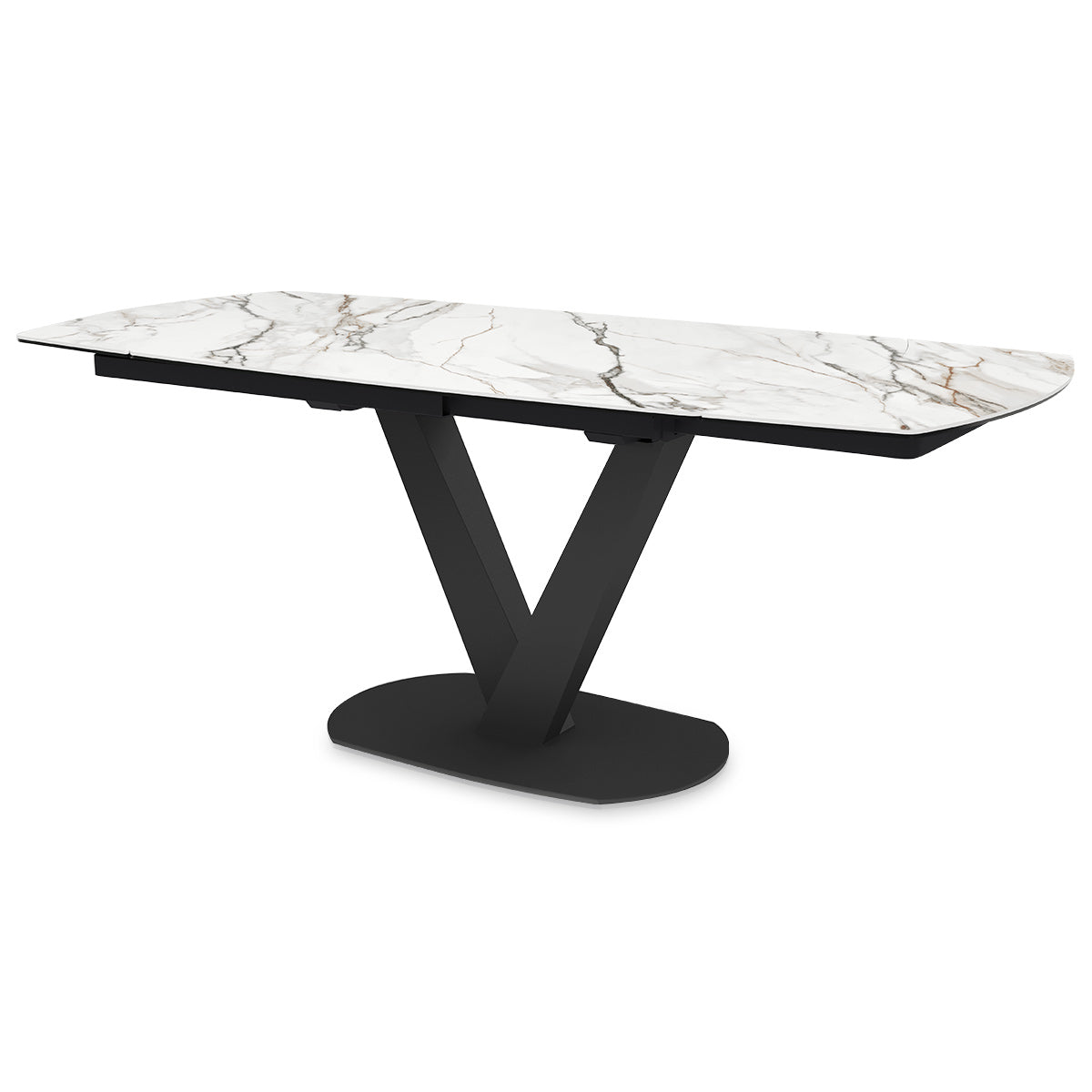 Verona 130-190cm Extending Dining Table White