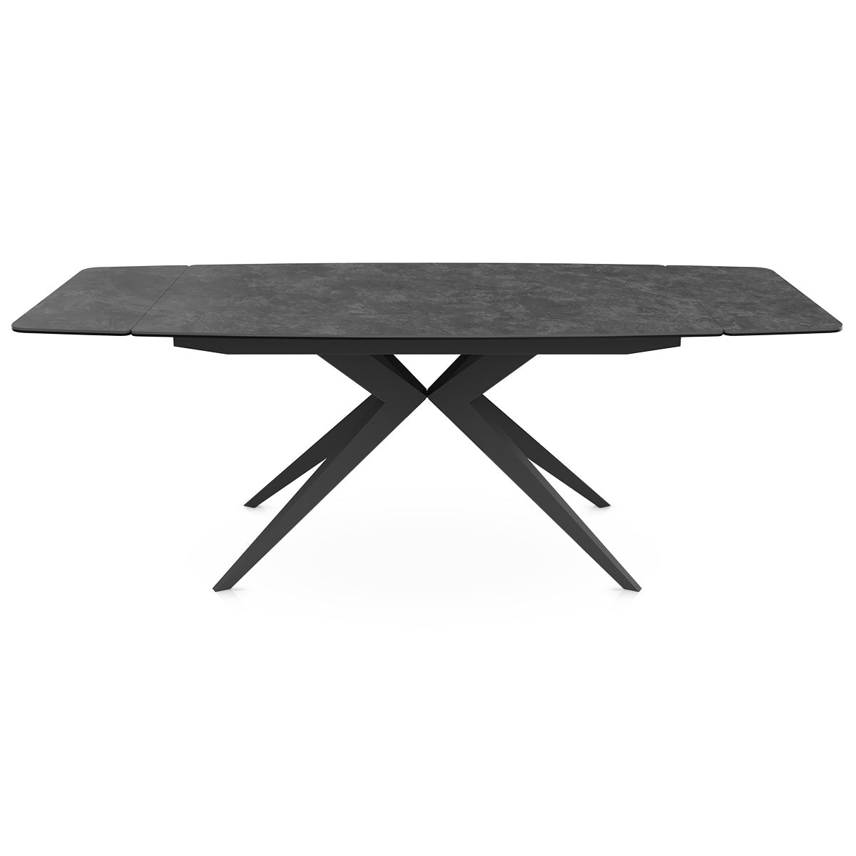 Venus 100-140cm Extending Dining Table Dark Grey