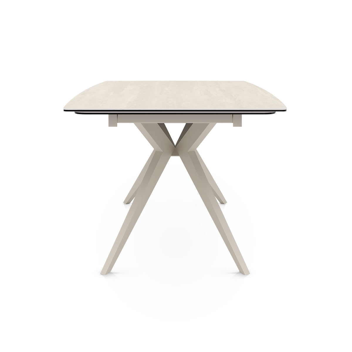 Venus 100-140cm Extending Dining Table Cream