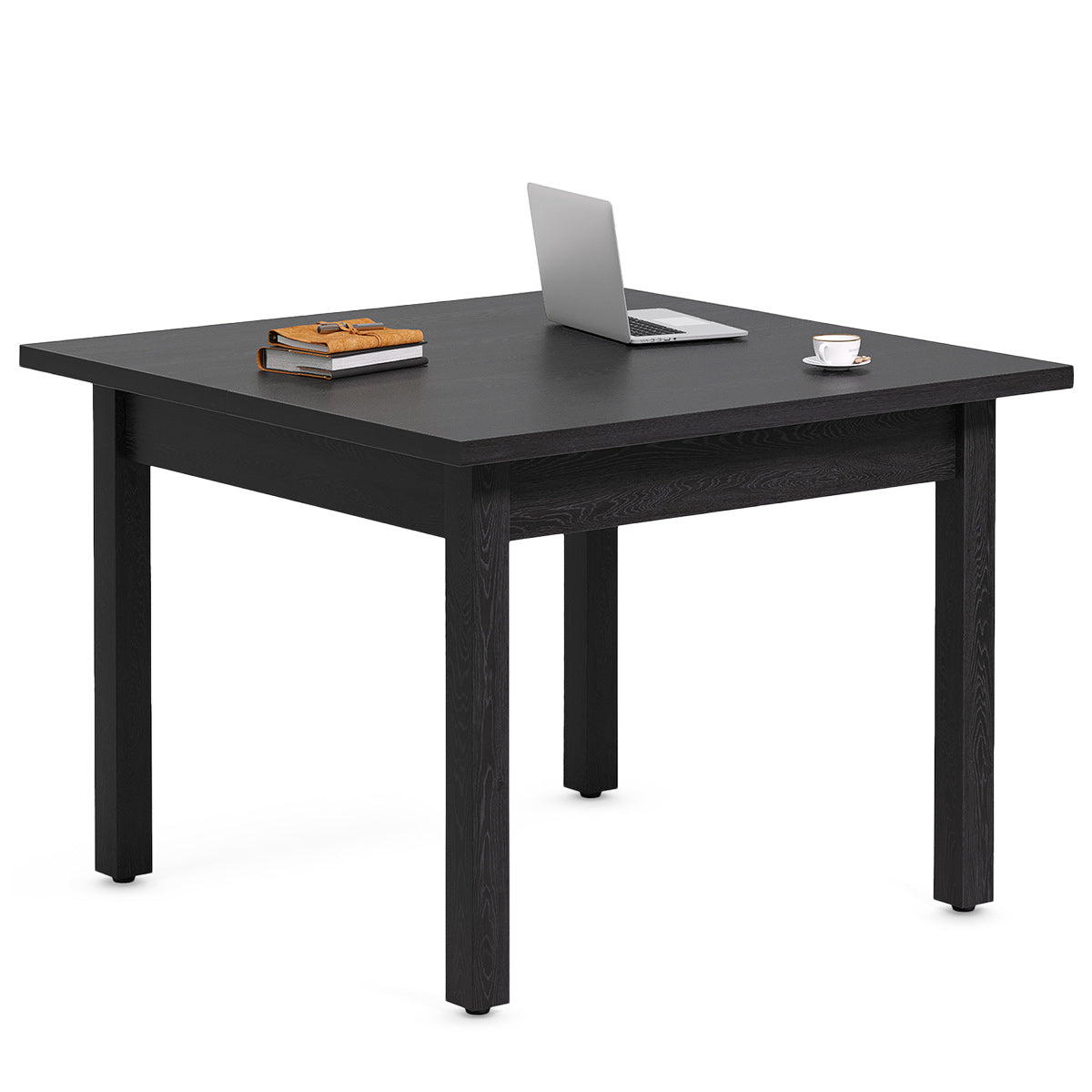 Geneva 100cm Square Dining Table Black