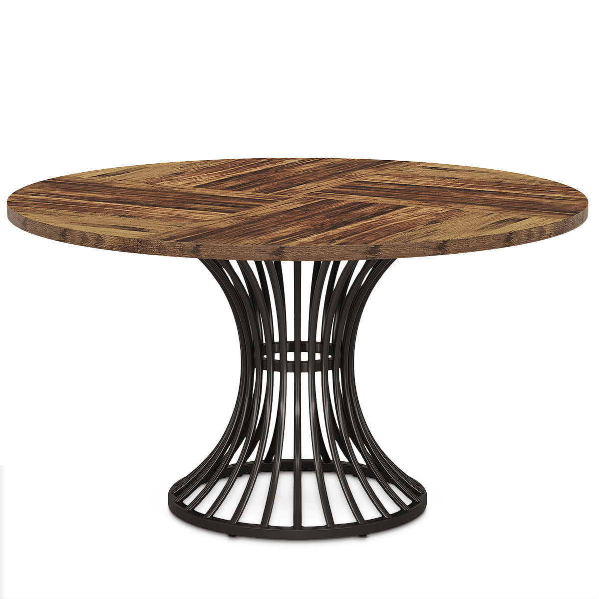 Mersey 120cm Round Dining Table Walnut
