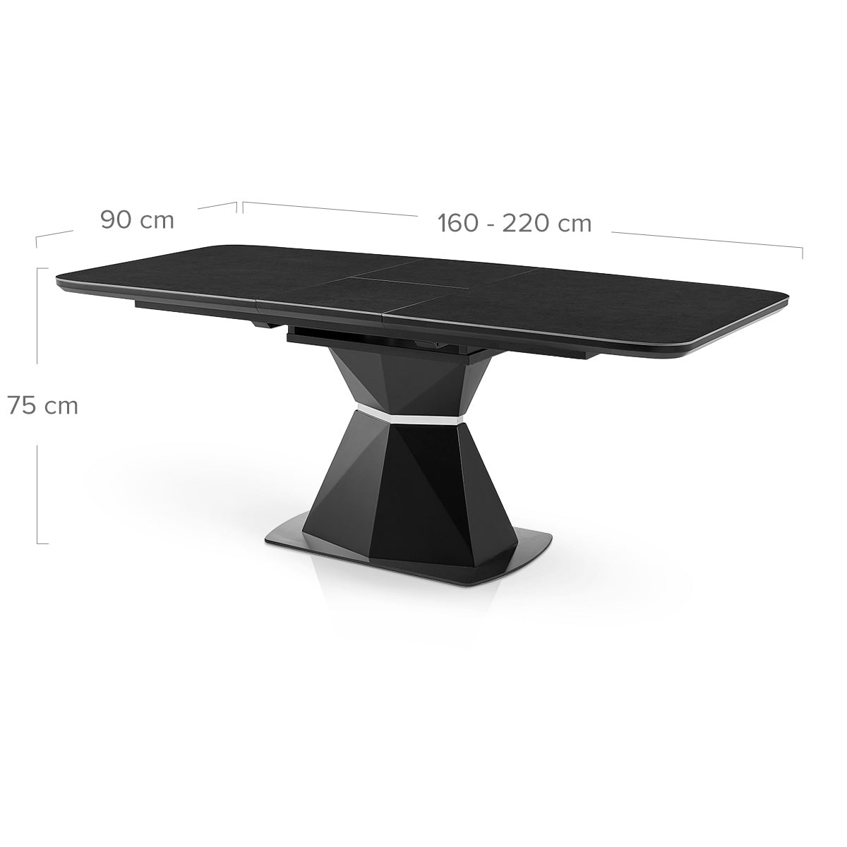 Velto Extending Dining Table Grey