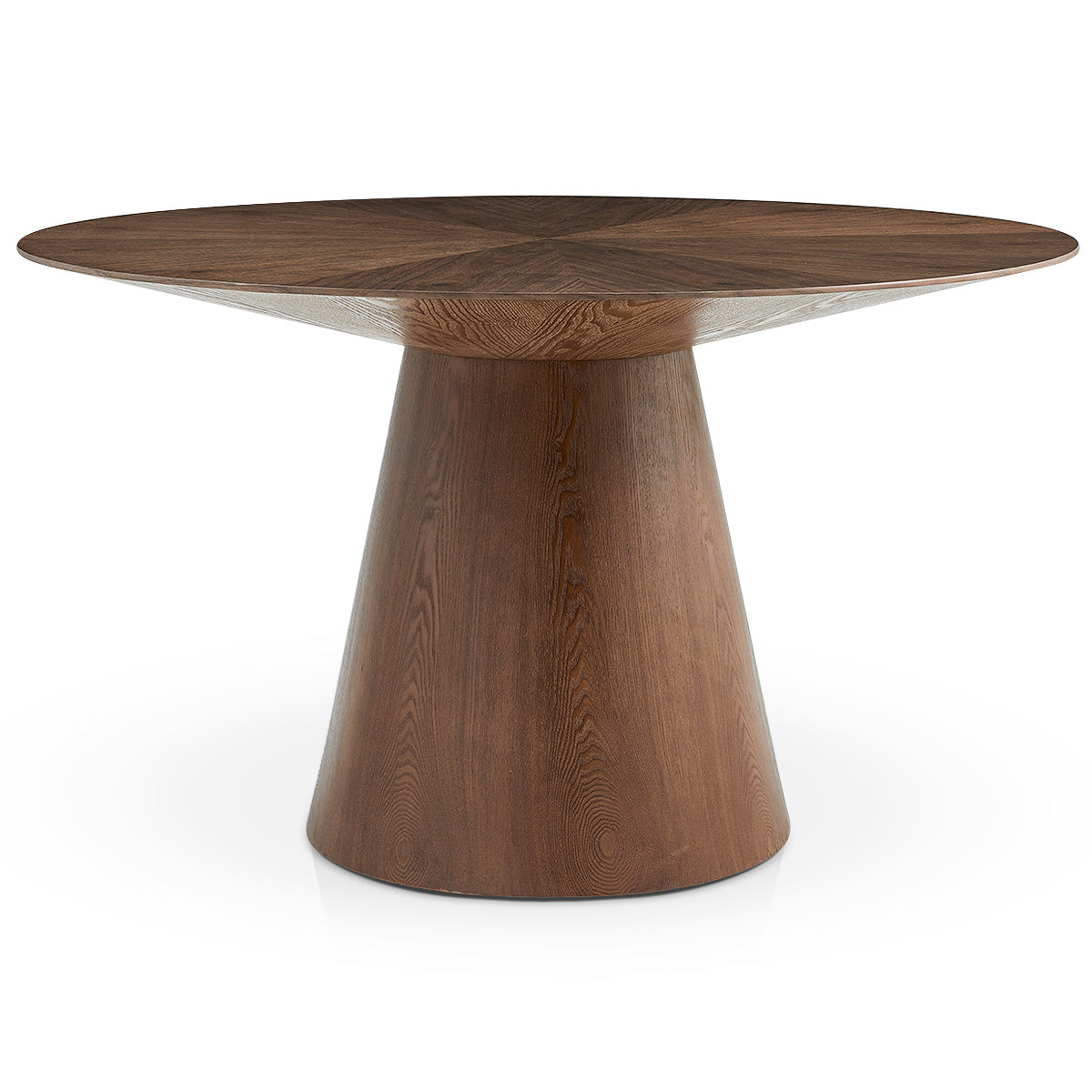 Vanto 120cm Round Walnut Dining Table