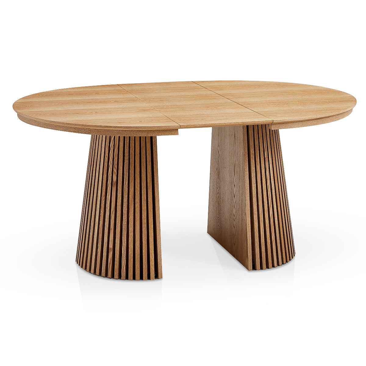 Loma Extending Oval Dining Table Oak