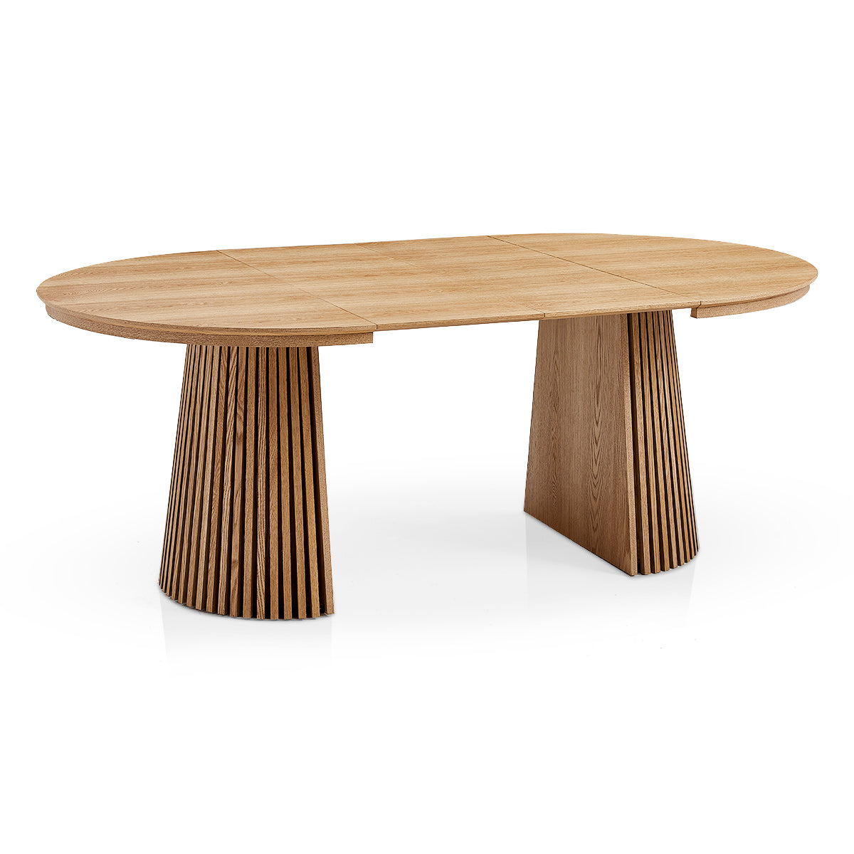Loma Extending Oval Dining Table Oak