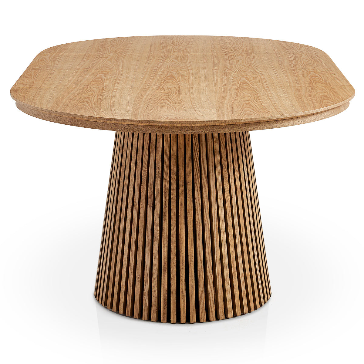 Loma Extending Oval Dining Table Oak