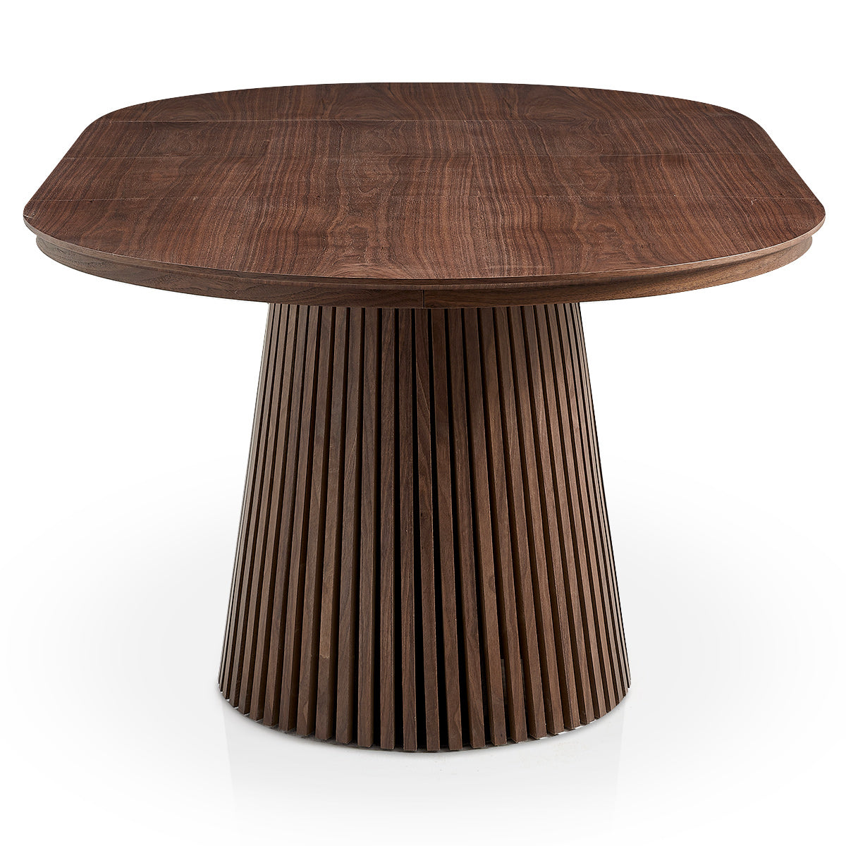 Loma Extending Oval Dining Table Walnut