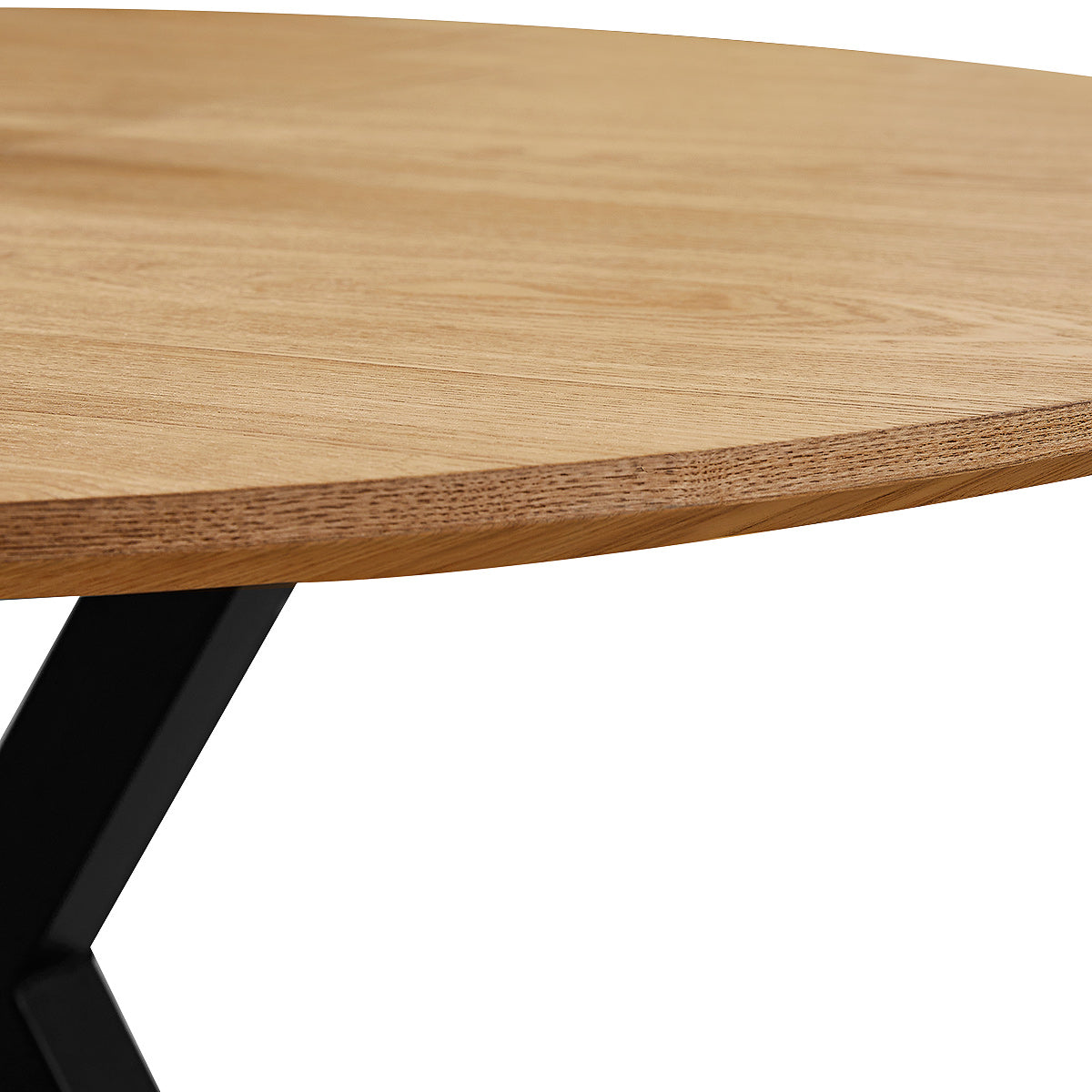 Cleo Extending Oval Dining Table Oak