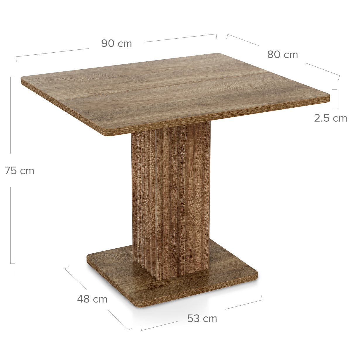 Derwent 90cm Dining Table Oak