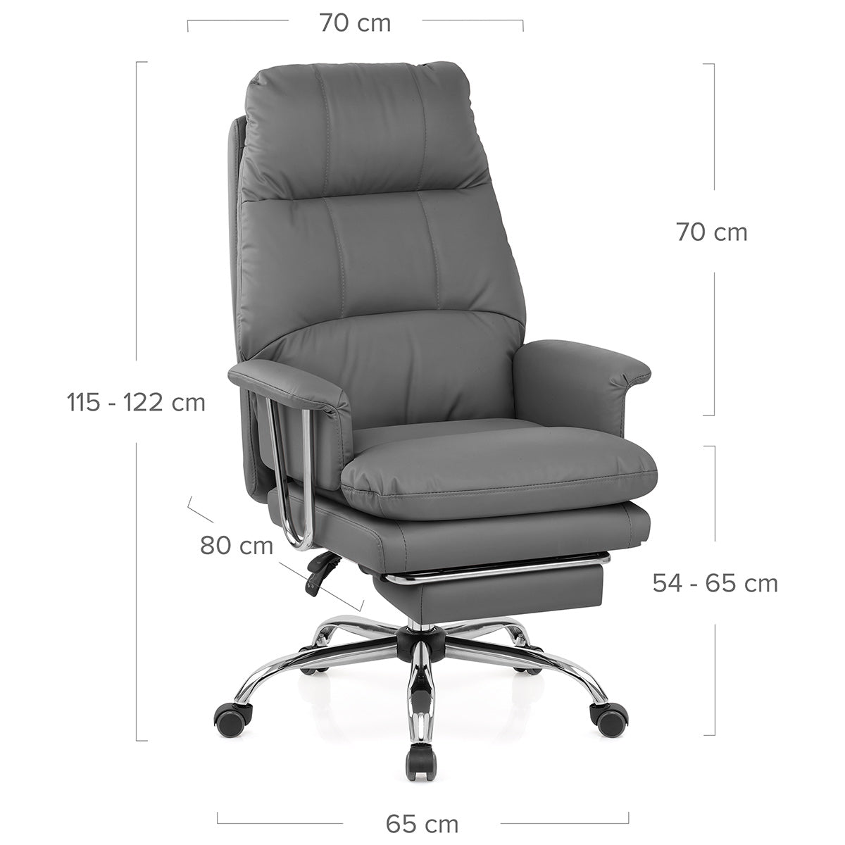 Colmar Office Chair Grey