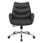 Seville Office Chair Black Eco Leather