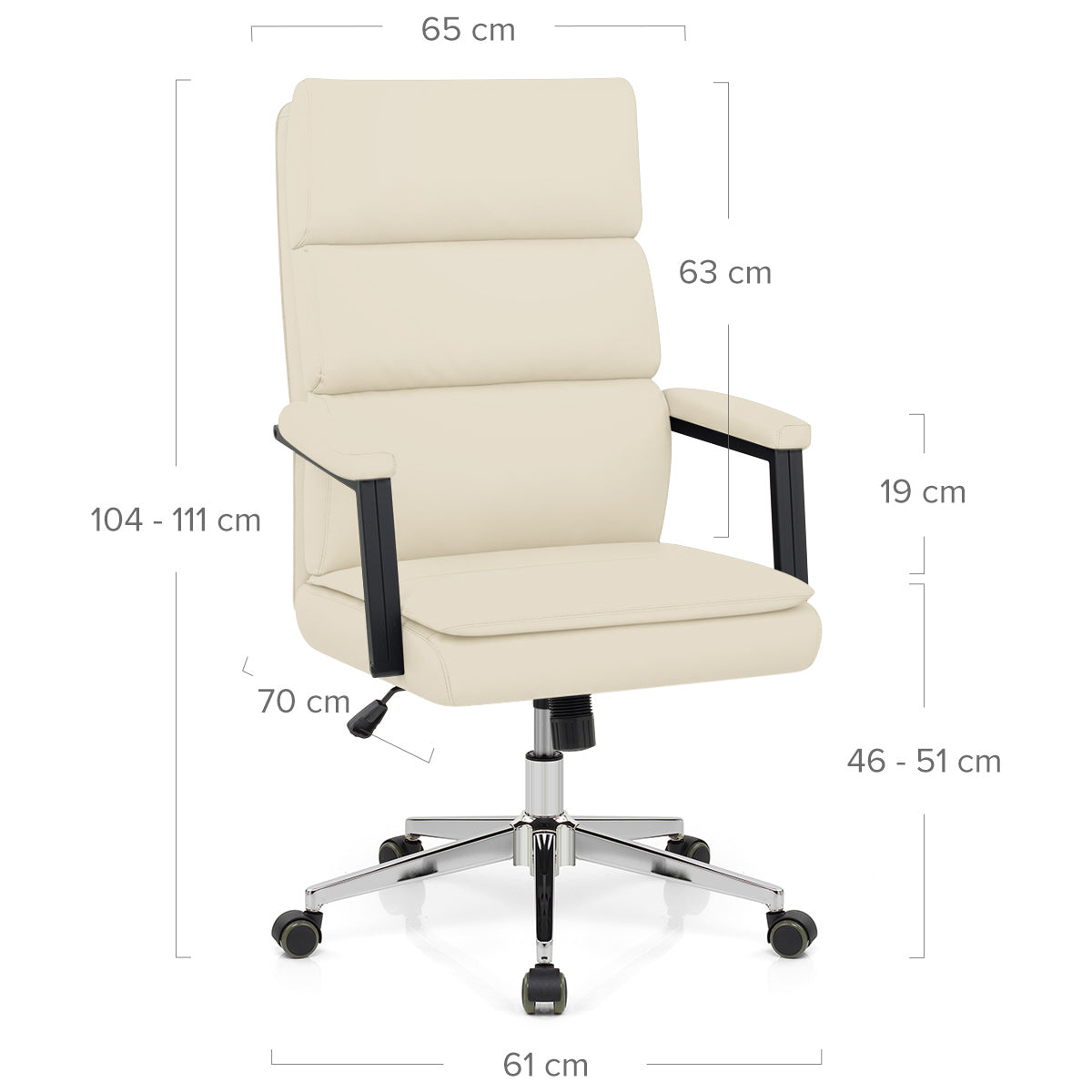 Toulon Office Chair Cream