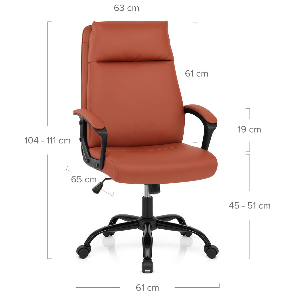 Turin Office Chair Tan