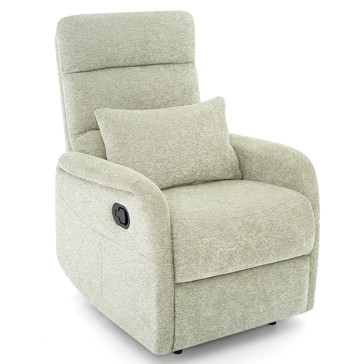 Langford Recliner Chair Green Fabric