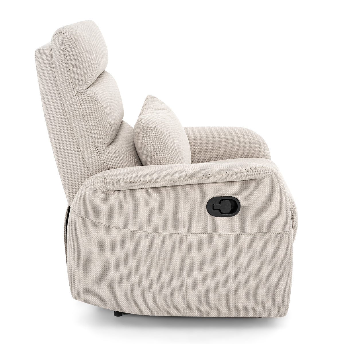 Langford Recliner Chair Tweed Fabric