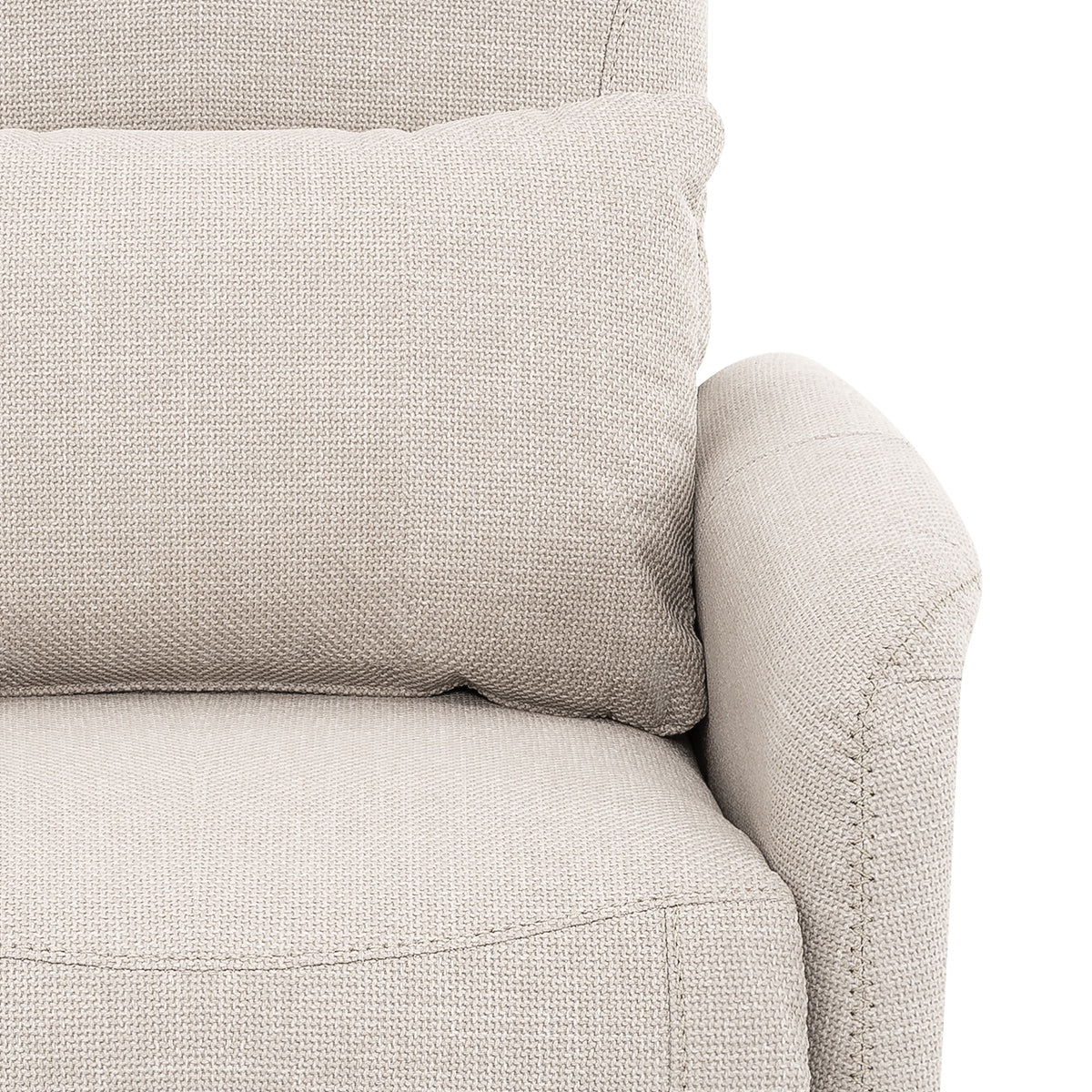 Langford Recliner Chair Tweed Fabric