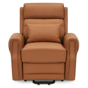 Montgomery Power Riser Recliner Chair Tan Eco Leather