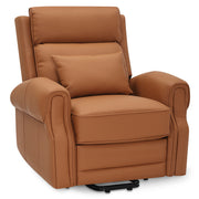 Montgomery Power Riser Recliner Chair Tan Eco Leather