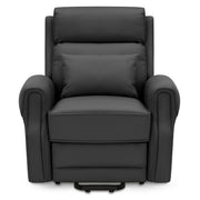 Montgomery Power Riser Recliner Chair Black Eco Leather