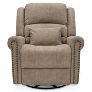 Keats Recliner Chair Taupe Fabric