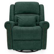 Keats Recliner Chair Green Fabric