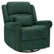 Keats Recliner Chair Green Fabric