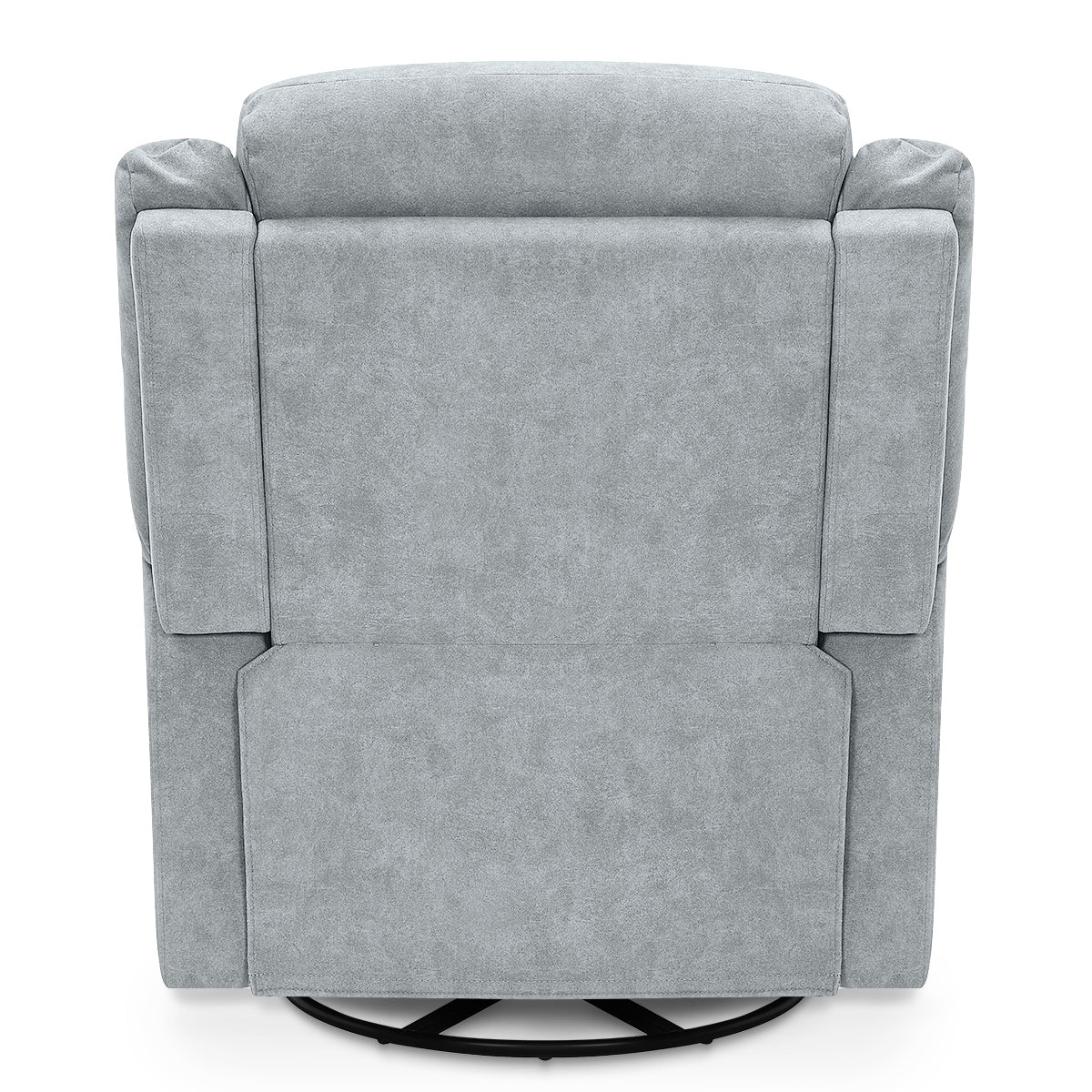Keats Recliner Chair Grey Fabric