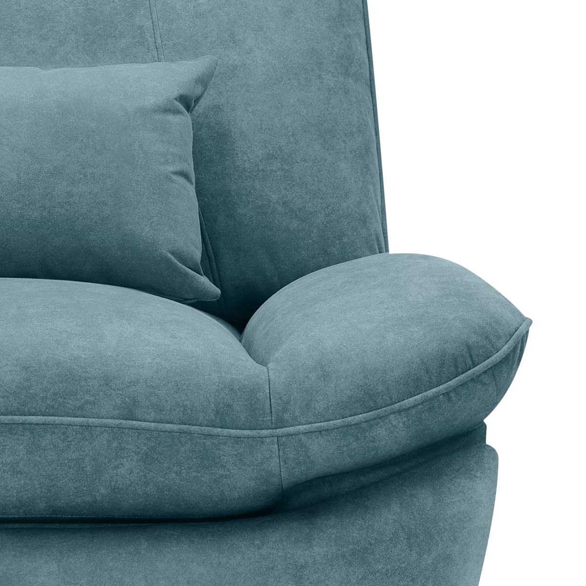 Shelley Power Recliner Chair Blue Fabric