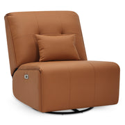 Milton Power Recliner Chair Tan Eco Leather