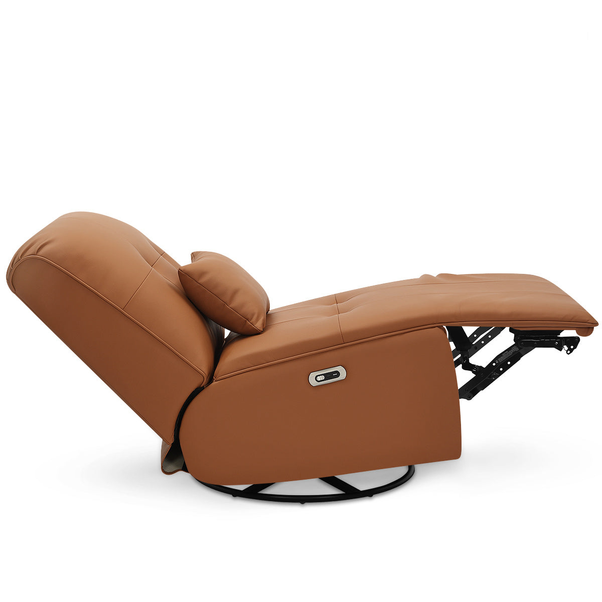 Milton Power Recliner Chair Tan Eco Leather