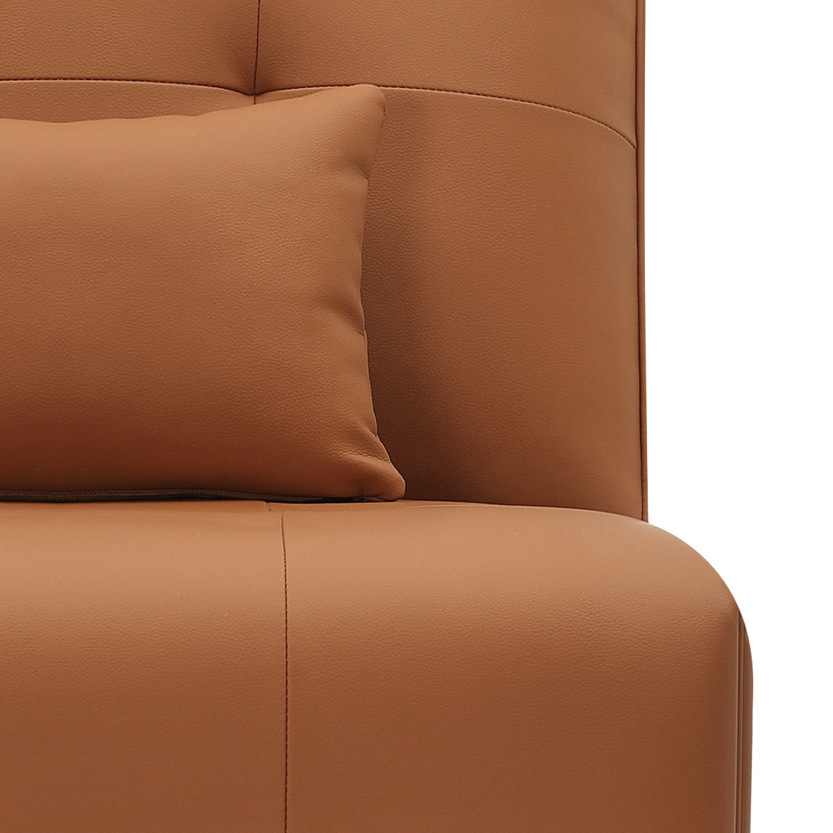 Milton Power Recliner Chair Tan Eco Leather