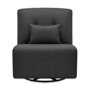 Milton Power Recliner Chair Black Eco Leather