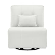 Milton Power Recliner Chair White Eco Leather