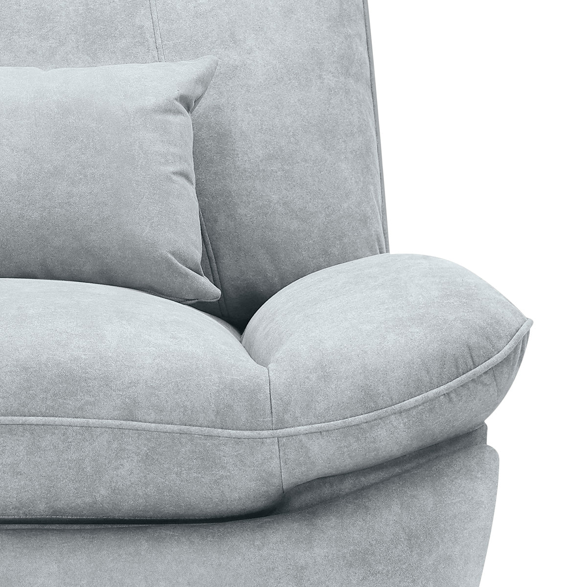 Shelley Power Recliner Chair Grey Fabric