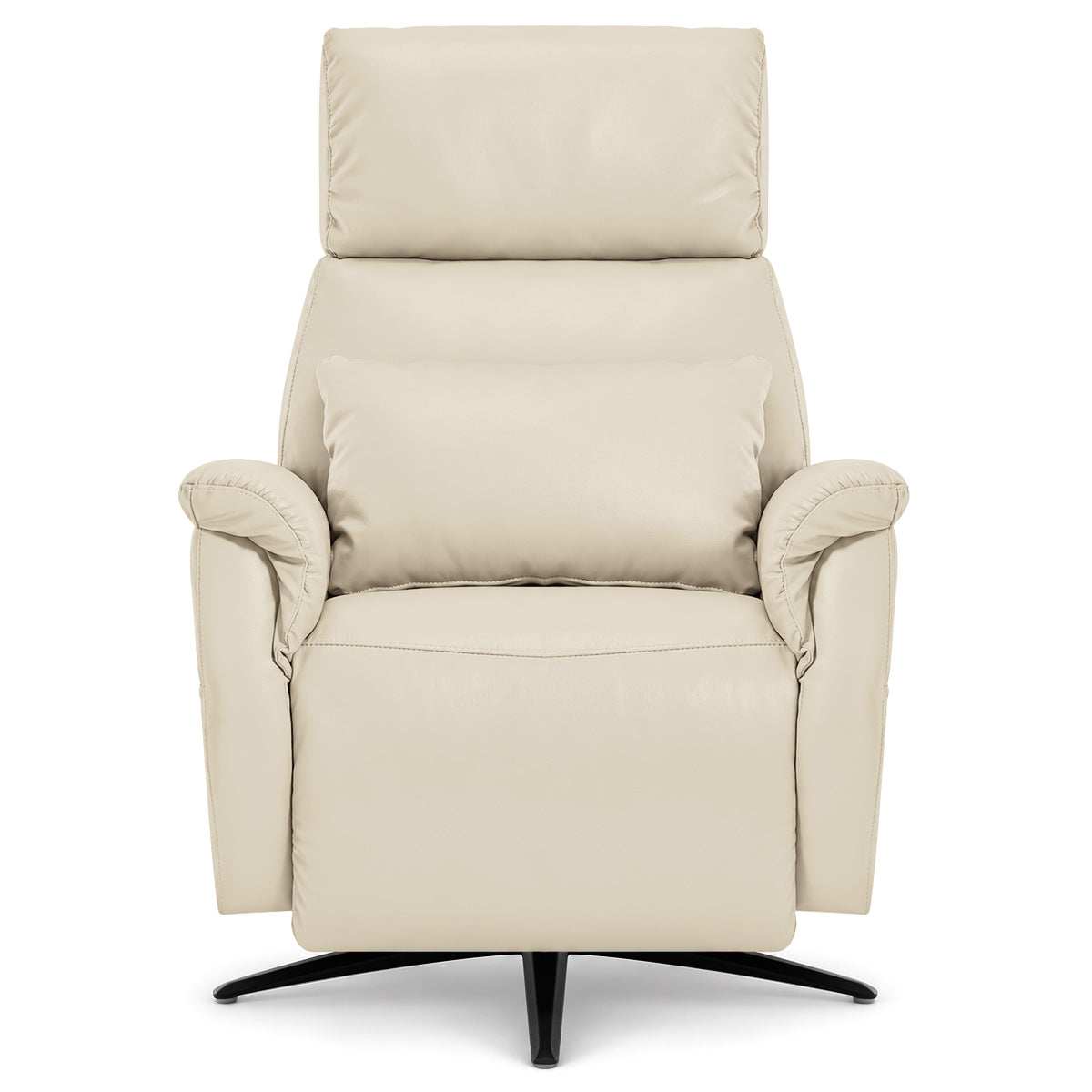 Buxton Recliner Chair Cream Leather