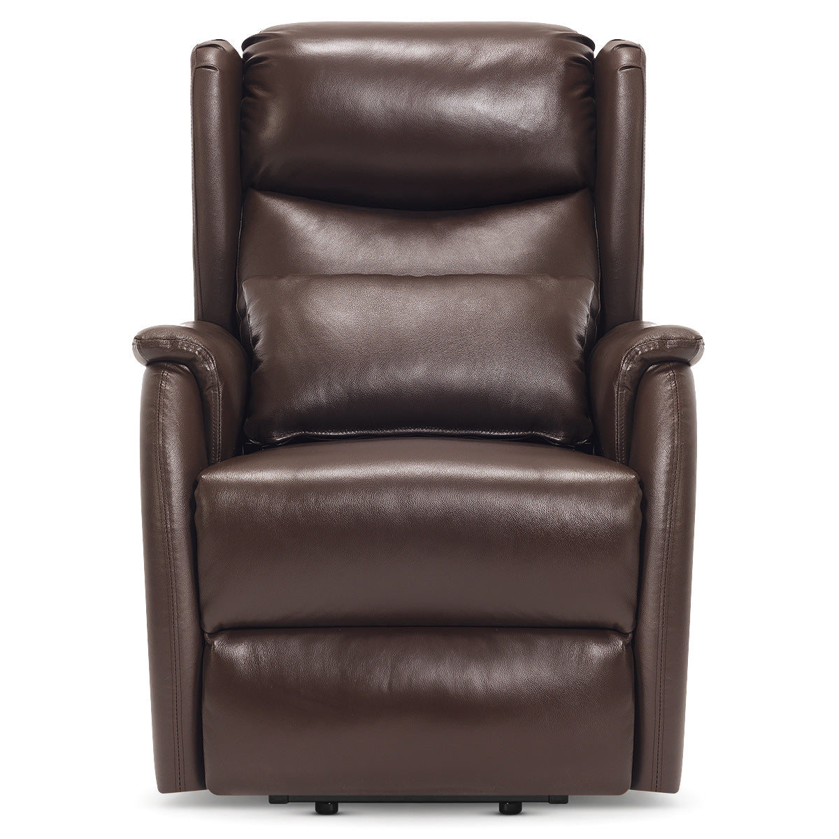 Fenton Riser Recliner Massage Chair Brown Leather