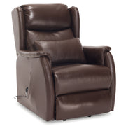 Fenton Riser Recliner Massage Chair Brown Leather
