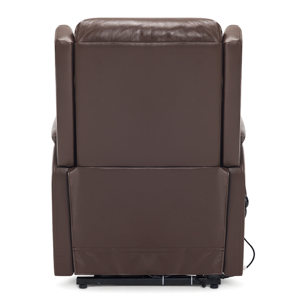 Fenton Riser Recliner Massage Chair Brown Leather