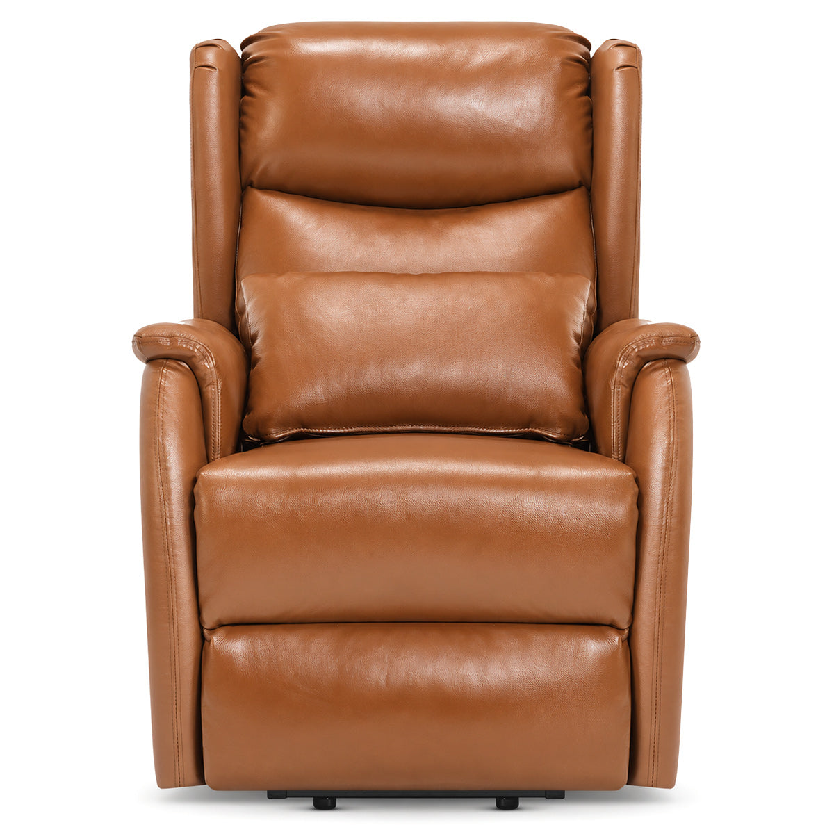 Fenton Riser Recliner Massage Chair Tan Leather