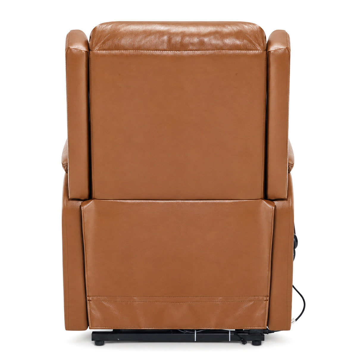 Fenton Riser Recliner Massage Chair Tan Leather