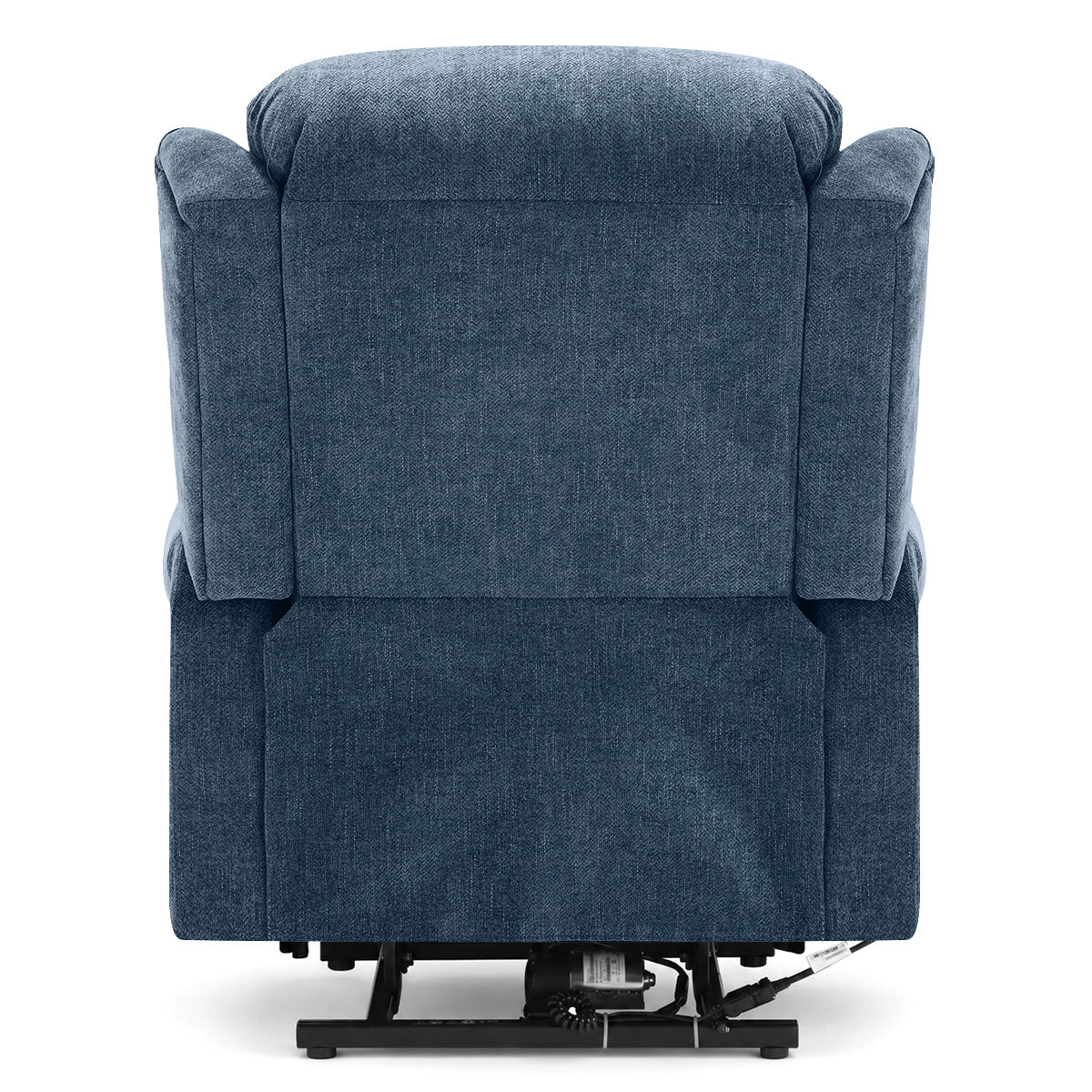 Marlow Riser Recliner Massage Chair Blue Fabric