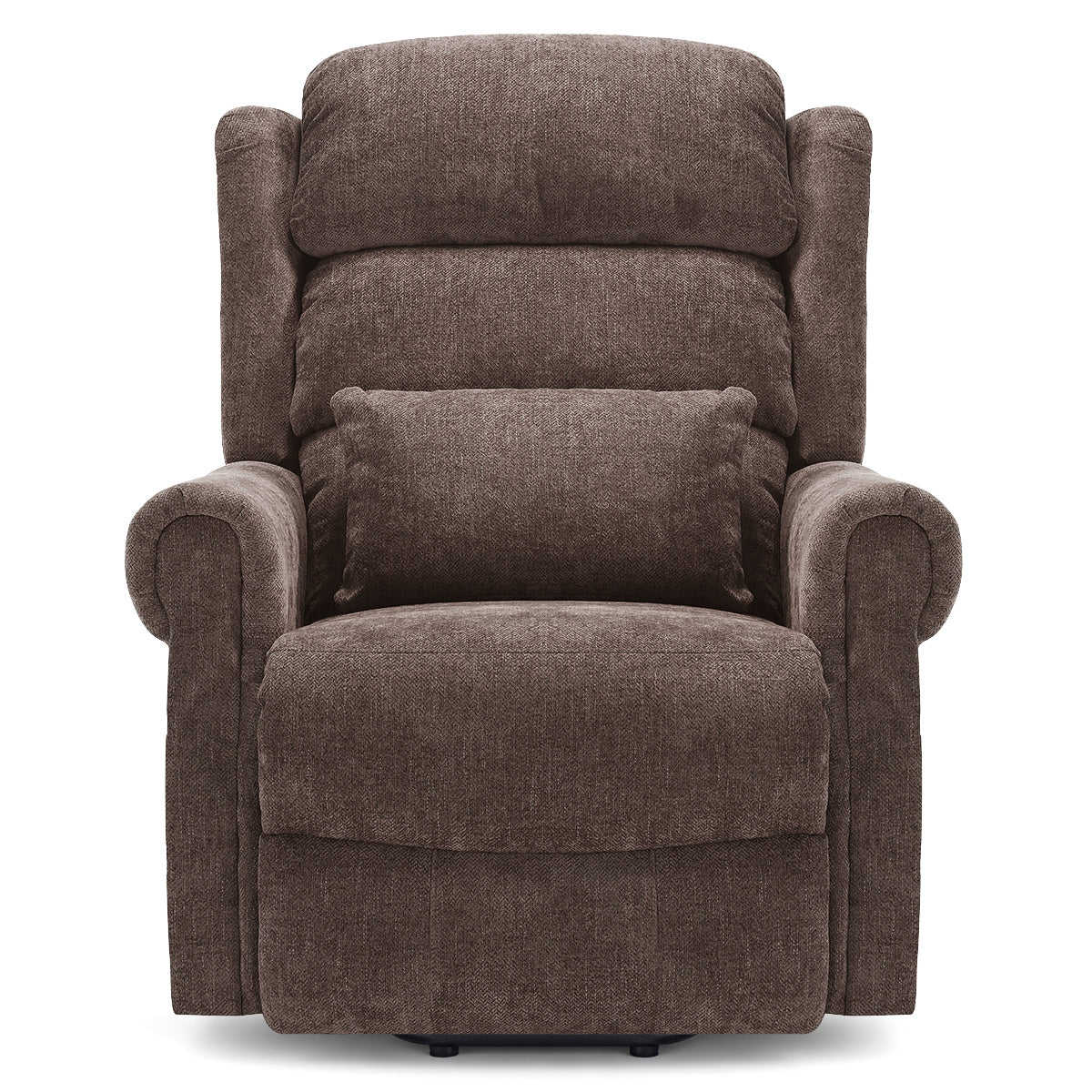 Marlow Riser Recliner Massage Chair Brown Fabric