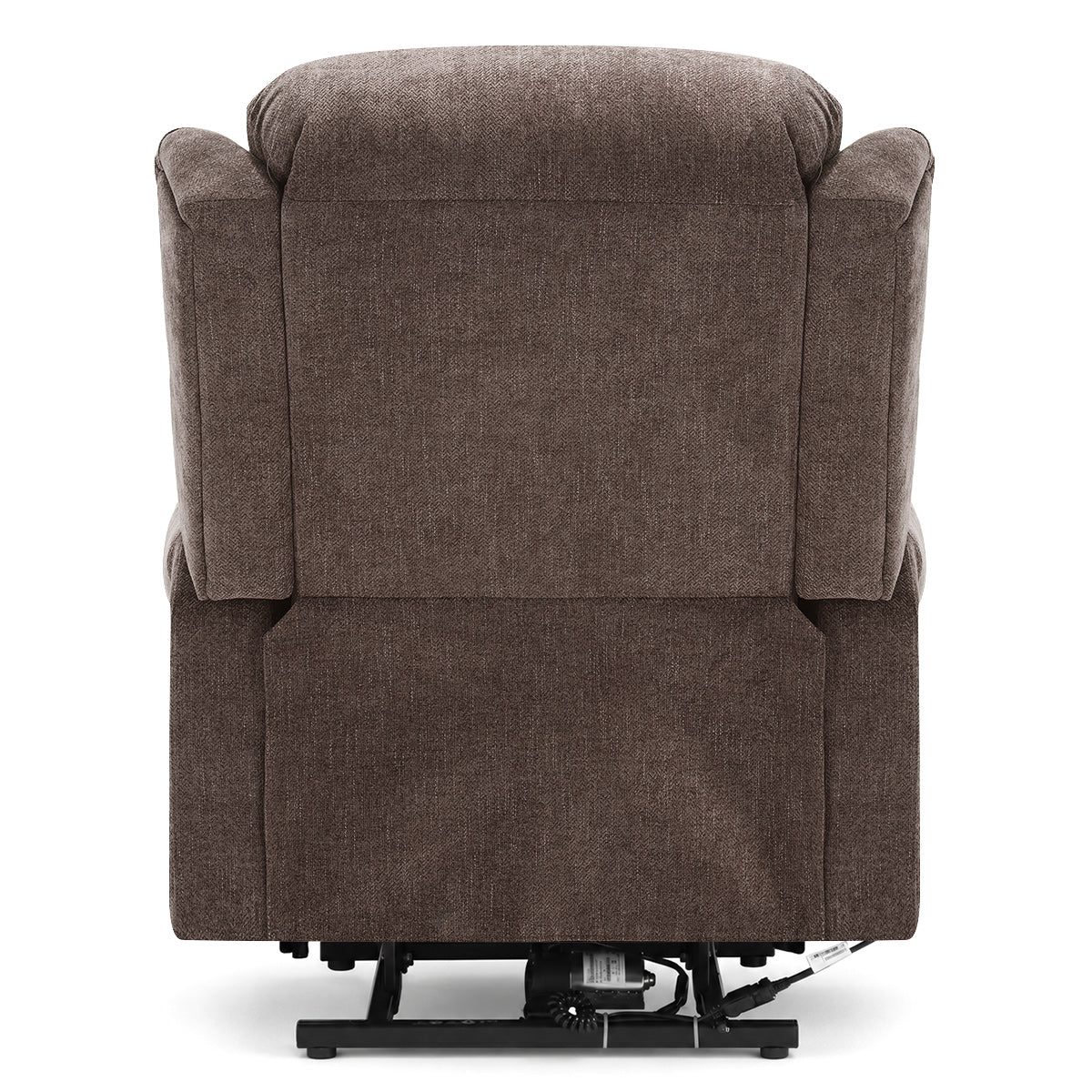 Marlow Riser Recliner Massage Chair Brown Fabric